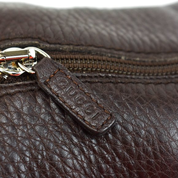 GUCCI: Brown, Leather & Silver Logo Horsebit Boots - Picture 7 of 12